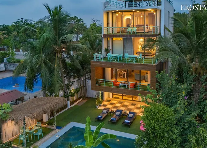 Ekostay Gold- Salt Water Villa I Sea View I 200 Meters From Beach Candolim